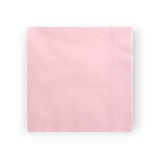Picture of PAPER NAPKINS 3 LAYERS BABY PINK 33X33CM - 20 PACK
